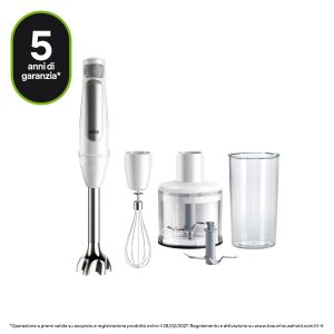 Braun MultiQuick 7 MQ7035I Minipimer Frullatore ad immersione Silver