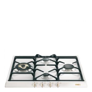 Smeg SPR864BGH piano cottura Bianco Da incasso Gas 4 Fornello(i) Made in Italy