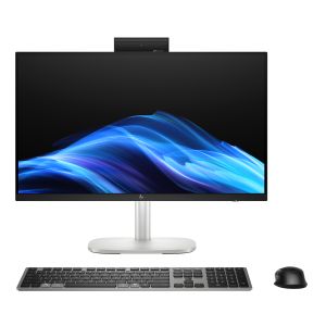 HP EliteStudio 8 G1i AI Wolf Pro Security Edition Intel Core Ultra 7 265 60,5 cm (23.8") 1920 x 1080 Pixel Touch screen PC All-in-one 32 GB DDR5-SDRAM 1 TB SSD Windows 11 Pro Wi-Fi 7 (802.11be) AI PC Argento