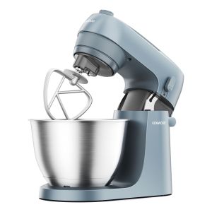 Kenwood Electronics Go - Impastatrice planetaria, Paraschizzi con dosatore, 3 ganci e fruste, 800W, 4L, Grigio (KZM35.000GY)