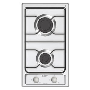 Candy Idea CHW23X Acciaio inox Da incasso 28.8 cm Gas 2 Fornello(i)