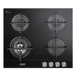 De’Longhi NSL 460 NCM piano cottura Nero Da incasso 60 cm Gas 4 Fornello(i)