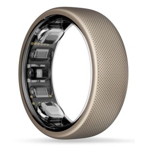 Amazfit Helio Ring Anello intelligente con activity tracker Titanio, taglia 10