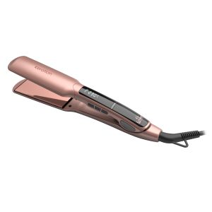 GA.MA Piastra Keration X-Wide Digital: Per Capelli Lunghi, preserva la Keratina dei capelli, anti effetto crespo, capelli lisci in una sola passata, temperatura regolabile da 150 a 230°C, riscaldamento istantaneo, auto spegnimento.