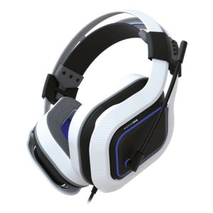 Gioteck HC9 Auricolare Cablato A Padiglione Gaming Blu, Bianco
