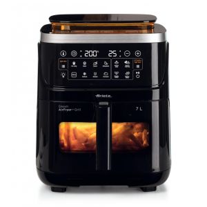 Ariete 4636 Friggitrice ad aria con funzione vapore+ Grill, 1700W, Funzione essiccazione, 10