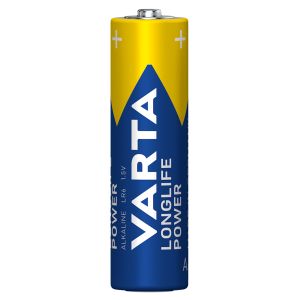 Varta Longlife Power, Batteria Alcalina, AA, Mignon, LR6, 1.5V, Blister da 4, Made in Germany