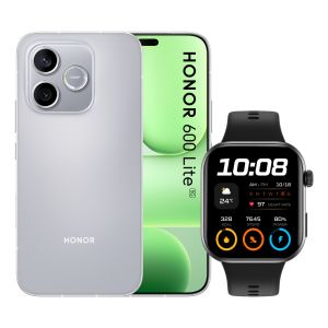 Honor BUNDLE 600 LITE 256GB V GREY+WATCH 2i BLACK 16,8 cm (6.6") Doppia SIM 5G USB tipo-C 8 GB 6520 mAh Grigio
