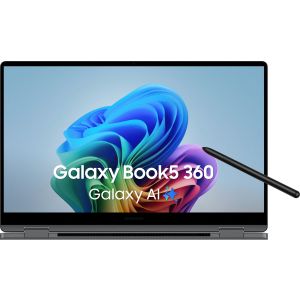 Samsung Galaxy Book5 360 Copilot+ PC Intel Core Ultra 7 256V Ibrido (2 in 1) 39,6 cm (15.6") Touch screen Full HD 16 GB LPDDR5x-SDRAM 512 GB SSD Wi-Fi 7 (802.11be) Windows 11 Pro Grigio Italiano