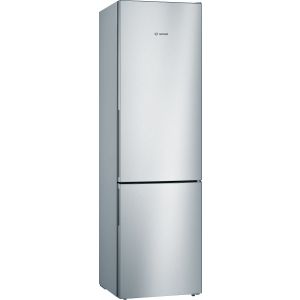 Bosch Serie 4 KGV39VLEAS Frigorifero Combinato da libera installazione 201 x 60 cm Metal look Classe E