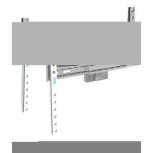 Meliconi Extra 400 Tilt N Turn CG Supporto TV a parete ANCHE per cartongesso 195,6 cm (32-77") Nero