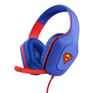 Trust GXT 415SM Zirox Auricolare Cablato A Padiglione Gaming Blu, Rosso