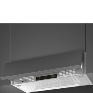 Smeg KSEIR62SE2 cappa aspirante Semintegrato (semincassato) Argento 225 m³/h