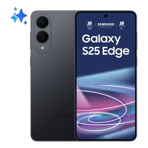 Samsung Galaxy S25 Edge, Smartphone AI, Display 6.7'' QHD+ Dynamic AMOLED 2X, Fotocamera 200MP, RAM 12GB, 512GB, 3.900 mAh, Titanium Jetblack