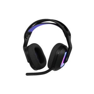 Logitech G G522 LIGHTSPEED, cuffia con microfono gaming wireless, microfono a banda completa, audio avanzato, Tri-Connect (LIGHTSPEED, Bluetooth, da USB A a C), per PC, Nintendo Switch/Switch 2 - Nero
