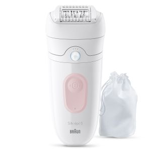 Braun Silk·épil 5, Wet & Dry Epilator, Lasting Smooth Skin, 5-011, Flamingo Pink