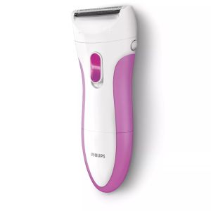 Philips SatinShave Essential Rasoio senza filo Wet & Dry bianco e rosa HP6341/00