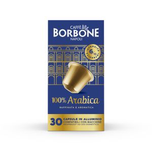 Caffè Borbone Capsule compatibili sistema Nespresso Alluminio - Miscela 100% Arabica - 30 capsule