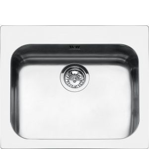 Smeg VS50P3 lavello Lavello montato su piano Rettangolare Acciaio inossidabile Made in Italy