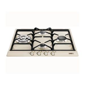 Smeg SR764PO piano cottura Crema Da incasso Gas 4 Fornello(i)