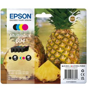 Epson 604 ananas Multipack cartuccia d'inchiostro 4 colori (BK/C/M/Y)
