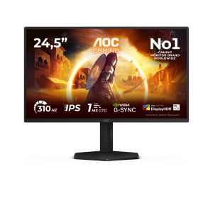 AOC G4 25G4SXU Monitor PC 62,2 cm (24.5") 1920 x 1080 Pixel Full HD LED Nero, Grigio