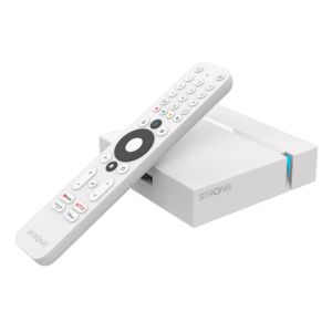 Strong LEAP-S3+V2 Smart TV box Bianco 4K Ultra HD 16 GB Wi-Fi Collegamento ethernet LAN