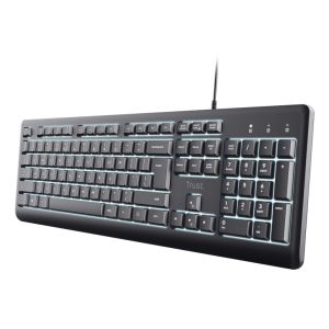 Trust Primo Beleuchtete tastiera Casa/ufficio USB QWERTY Italiano Nero