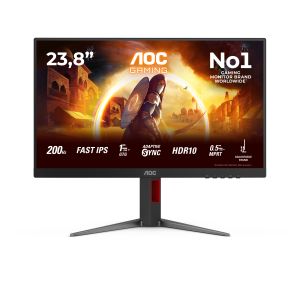 AOC G4 24G4HA Monitor PC 60,5 cm (23.8") 1920 x 1080 Pixel Full HD LED Nero, Rosso