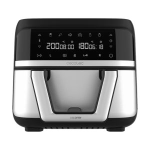 Cecotec Cecofry Dual 9000 Singolo 9 L Indipendente 2850 W Friggitrice ad aria calda Nero, Acciaio inox