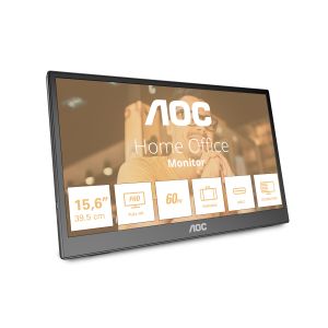 AOC 16T3EA TV e monitor portatile Nero 39,6 cm (15.6") 1920 x 1080 Pixel