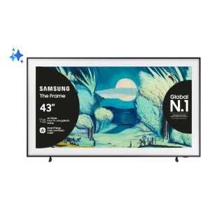 Samsung The Frame AI TV 43" QE43LS03FAUXZT 4K, Processore NQ4 AI Gen2, 4K AI Upscaling, Art Mode, Matte Display, Quantum HDR, Dolby Atmos & OTS Lite, Modern Frame Design, Vision AI Smart TV, 2025