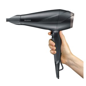 Severin HT 0167 asciuga capelli 2300 W Nero, Argento