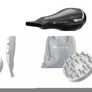 Bellissima K9 2500 asciuga capelli 2300 W Nero, Rosa