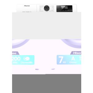 Hisense lavatrice WFQP701219VM 7 Kg Classe A Vapore Quick Wash Inverter