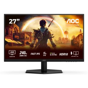 AOC G4 Q27G42ZE Monitor PC 68,6 cm (27") 2560 x 1440 Pixel Quad HD LCD Nero, Rosso