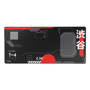 Trust GXT 759 XXL Tappetino per mouse per gioco da computer Nero, Rosso