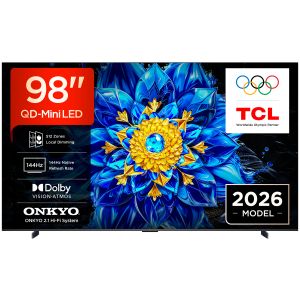 TCL P8L TV 98P8L – QD-Mini LED 98", 4K HDR, Google TV, 144Hz VRR, Audio Onkyo 2.1