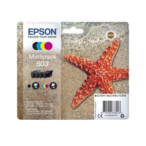 Epson 603 stella marina Multipack cartuccia d'inchiostro 4 colori (BK/C/M/Y)
