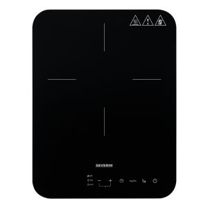 Severin KP 1032 piano cottura Nero, Grigio Superficie piana 28 cm Piano cottura a induzione 1 Fornello(i)