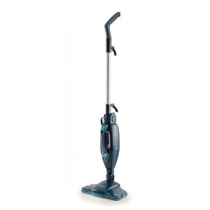 Ariete 4175 Steam Mop Foldable 10 in 1, Scopa a Vapore Pieghevole, 1500 Watt, 10 funzioni in 1, Kit accessori, Capacità 350 cc, Blu