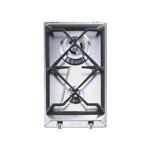 Smeg SRV532GH3 piano cottura Acciaio inox Da incasso 30 cm Gas 2 Fornello(i)