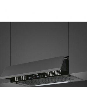 Smeg KSEIR62NE2 cappa aspirante Semintegrato (semincassato) Nero 225 m³/h