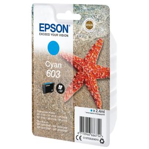Epson 603 stella marina cartuccia inchiostro originale ciano 1pz