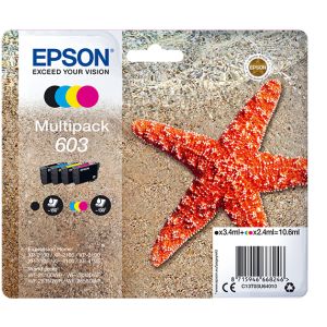 Epson 603 stella marina Multipack cartuccia d'inchiostro 4 colori (BK/C/M/Y)