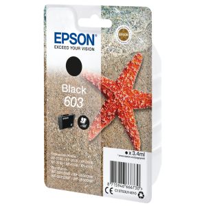Epson 603 stella marina cartuccia inchiostro originale nero 1pz