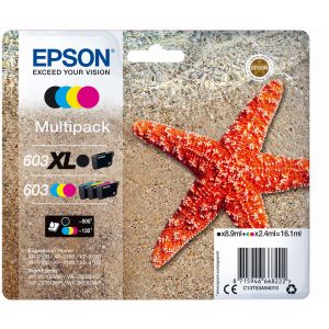 Epson 603XL stella marina Multipack cartuccia d'inchiostro 4 colori (BK/C/M/Y)