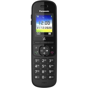 Panasonic KX-TGH710JTB - Telefono cordless con segreteria telefonica, nero