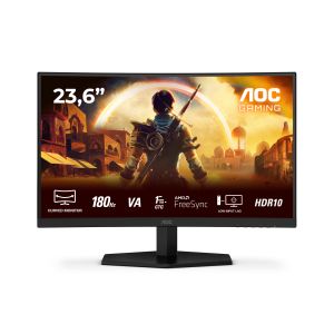 AOC G4 C24G42E Monitor PC 59,9 cm (23.6") 1920 x 1080 Pixel Full HD LED Nero, Rosso