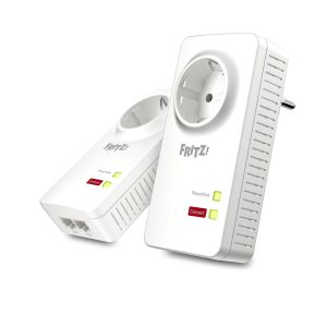 Powerline FRITZ! 1220 Set INT 1200 Mbit/s Collegamento ethernet LAN Bianco 2 pz
